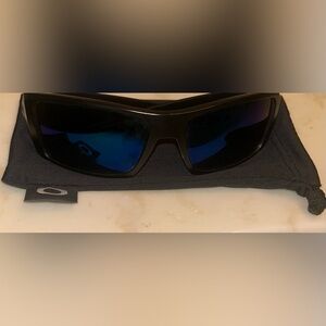 Oakley Heliostat Steel Rectangle Black Men's Sunglasses 9231-0161